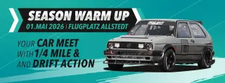Event: Season Warm Up - Car Meet with 1/4 Mile For Cars And Bikes &amp; Drifting Action